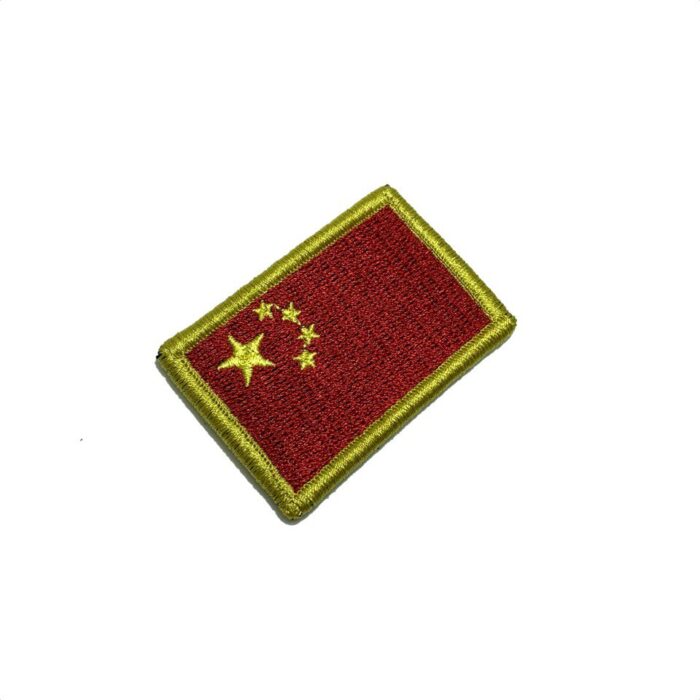 China Bandeira Bordada Com Velcro®️ 5,7×3,8 cm.