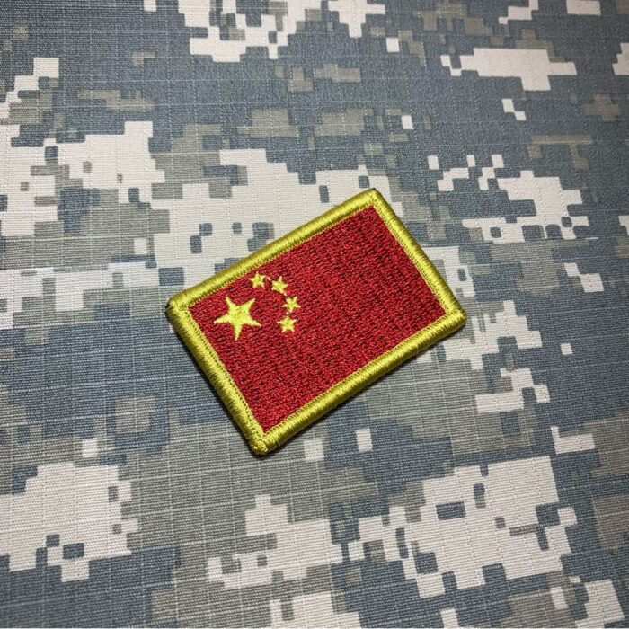 China Bandeira Bordada Com Velcro®️ 5,7×3,8 cm. - Image 2