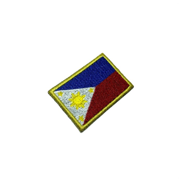 Filipinas Bandeira bordada Termocolante 5,7×3,8 cm.