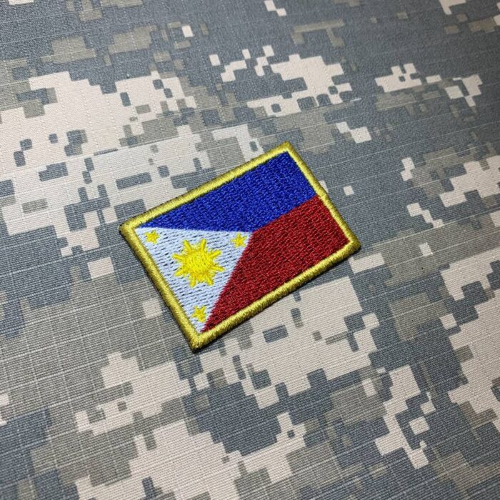 Filipinas Bandeira bordada Termocolante 5,7×3,8 cm. - Image 2