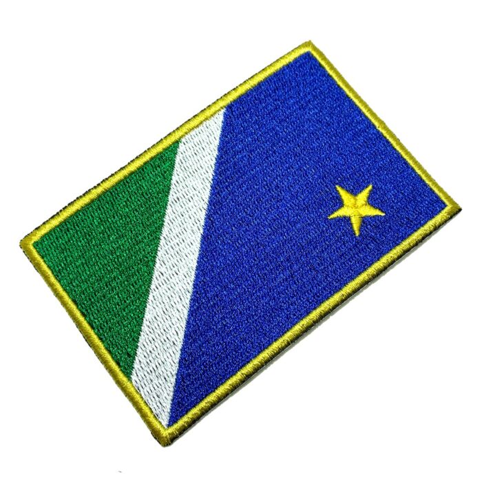 BE0011T21 Mato Grosso Sul Brasil Bandeira Patch Termoadesivo