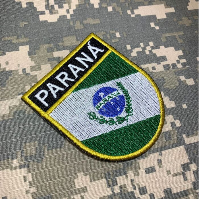 BE0174ET01 Bandeira Paraná Patch Bordado Termo Adesivo - Image 2