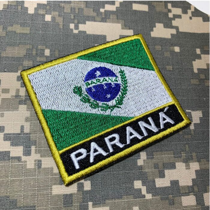 BE0174NT01 Bandeira Paraná Patch Bordado Termo Adesivo - Image 2