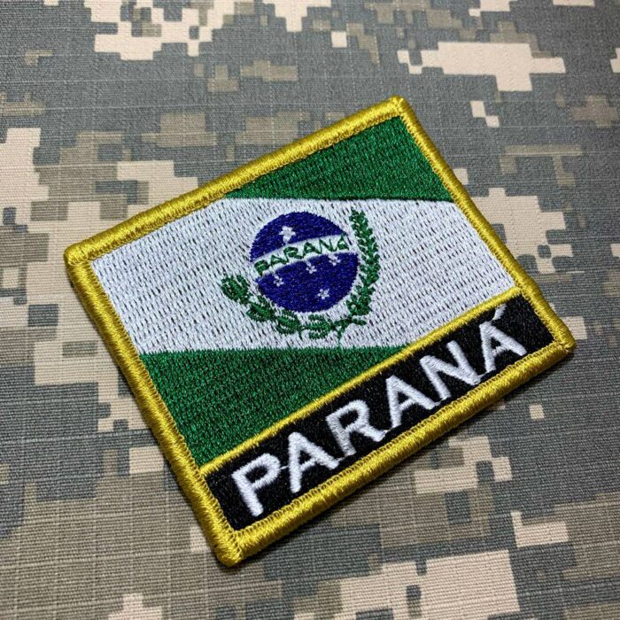 BE0174NV01 Bandeira Paraná Patch Bordado Fecho Contato - Image 2