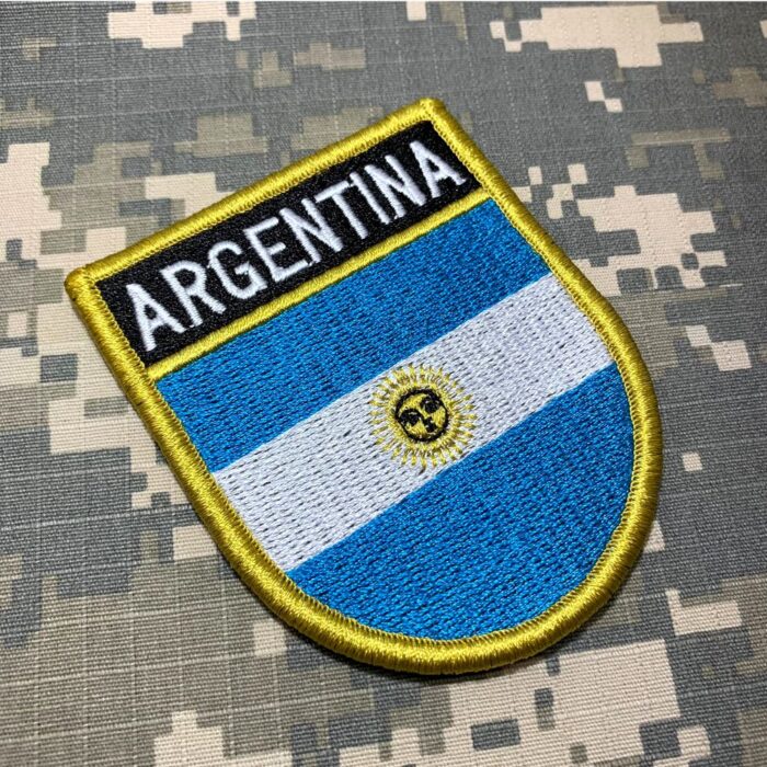 BP0032EV01 Bandeira Argentina Patch Bordado Fecho Contato - Image 2