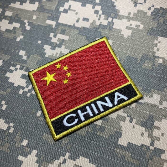 BP0195NT01 Bandeira China Patch Bordado Termo Adesivo - Image 2