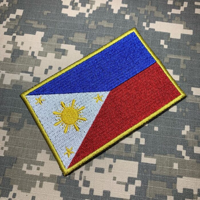 BP0218T21 Bandeira Filipinas Patch Bordada Termo Adesivo - Image 2