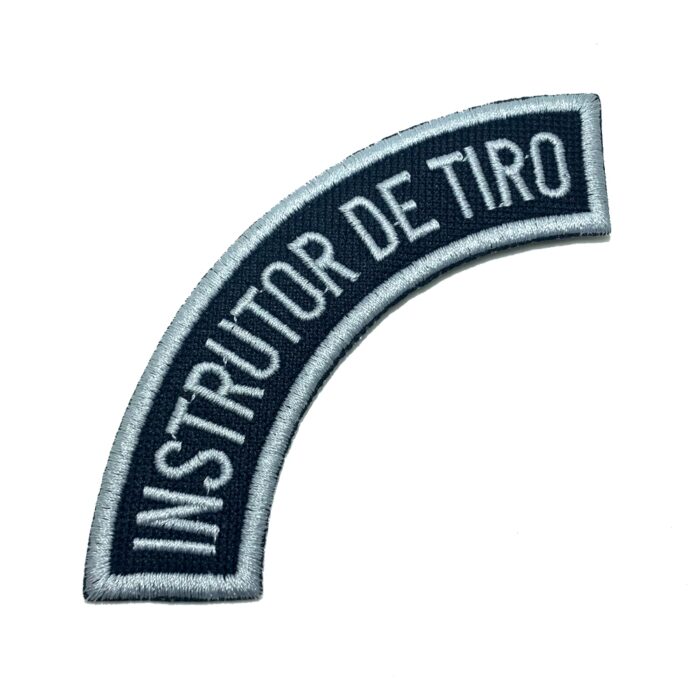 M0140T02 Instrutor de Tiro Patch Bordado Com Fecho Contato