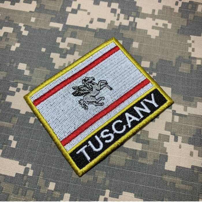 BE0229NT01 Bandeira Toscana Patch Bordado Termo Adesivo - Imagem 2