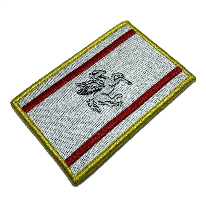 BE0229V21 Bandeira Toscana Patch Bordado Fecho Contato