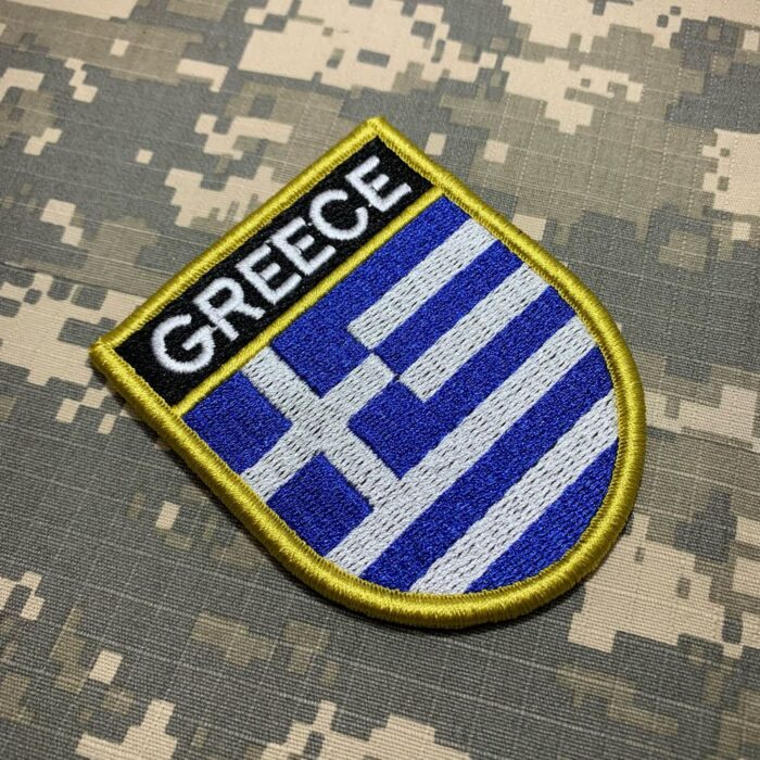 BP0232EV01 Bandeira Grécia Patch Bordado Fecho Contato - Imagem 2