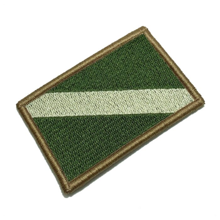 Mergulhador Bandeira Tática Bordada Patch Com Velcro®️ 7,5×5 cm.