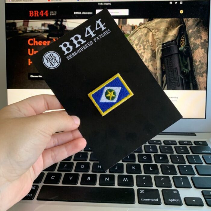 Estado Mato Grosso Brasil Bandeira Bordada Patch Termo Adesivo ou Costura 3,8×2,5 cm. - Image 2