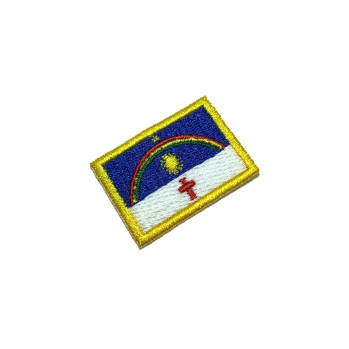 Estado Pernambuco Bandeira Bordada Patch Termo Adesivo ou Costura 3,8×2,5 cm.