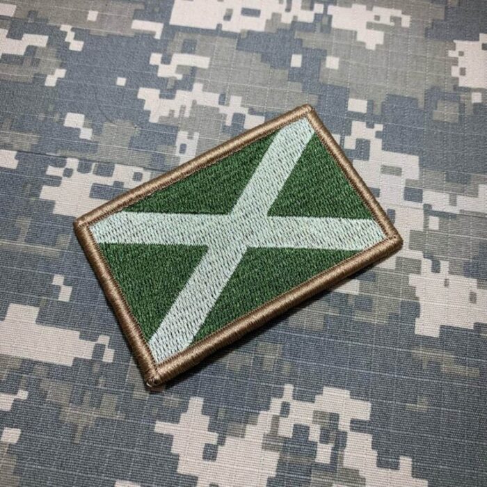 País Escócia Bandeira Tática Bordada Patch Com Velcro®️ 7,5×5 cm. - Image 3