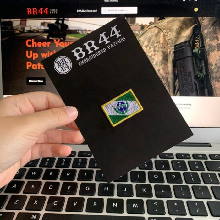 Estado Paraná Brasil Bandeira Bordada Patch Termo Adesivo ou Costura 3,8×2,5 cm. - Image 3