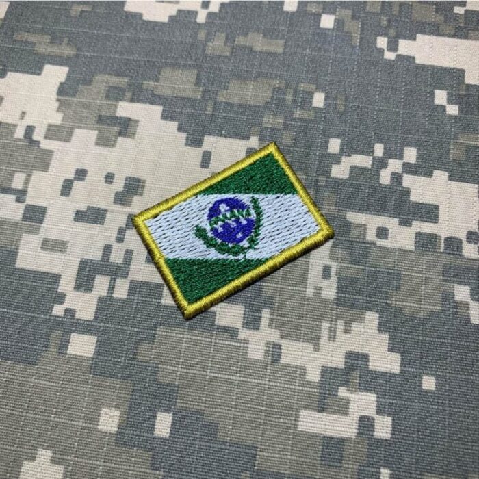 Estado Paraná Brasil Bandeira Bordada Patch Termo Adesivo ou Costura 3,8×2,5 cm. - Image 2