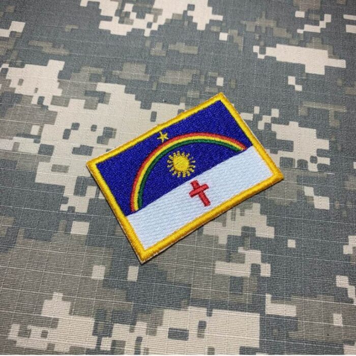 Estado Pernambuco Brasil Bandeira Bordada Patch Termo Adesivo ou Costura 5,7×3,8 cm. - Image 3