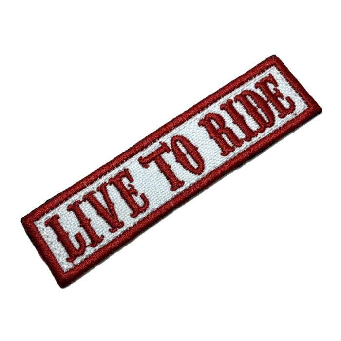 NT0513T03 Live to Ride Bordado Termo Adesivo ou Costura