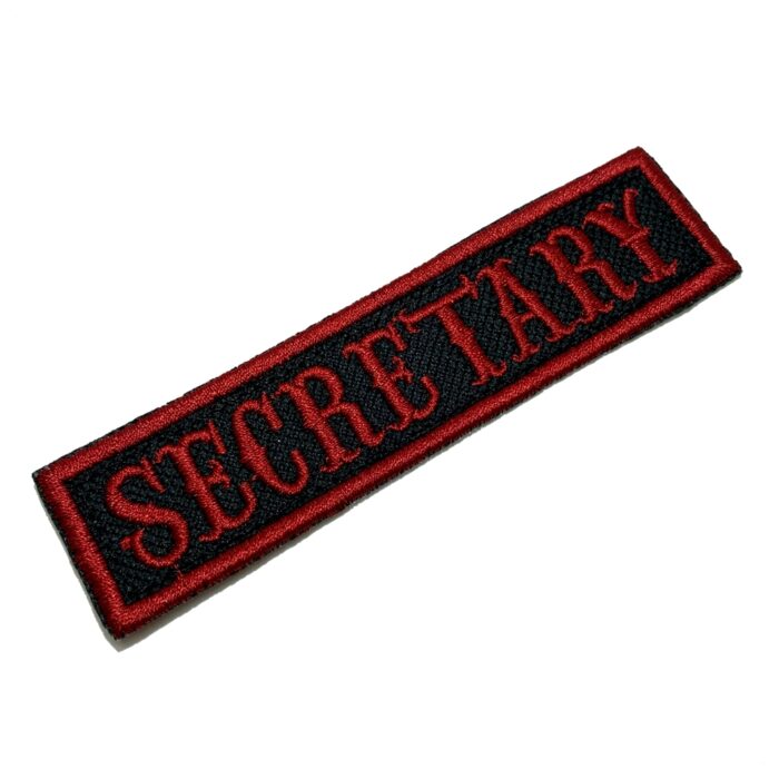 NT0514T04 Secretary Patch Bordado Termo Adesivo ou Costura