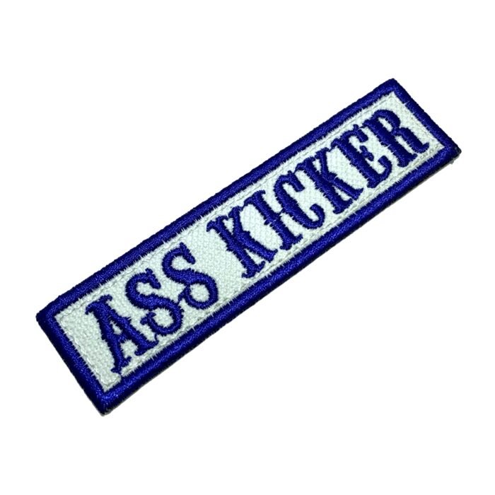 NT0517T02 Ass Kicker Patch Bordado Termo Adesivo ou Costura