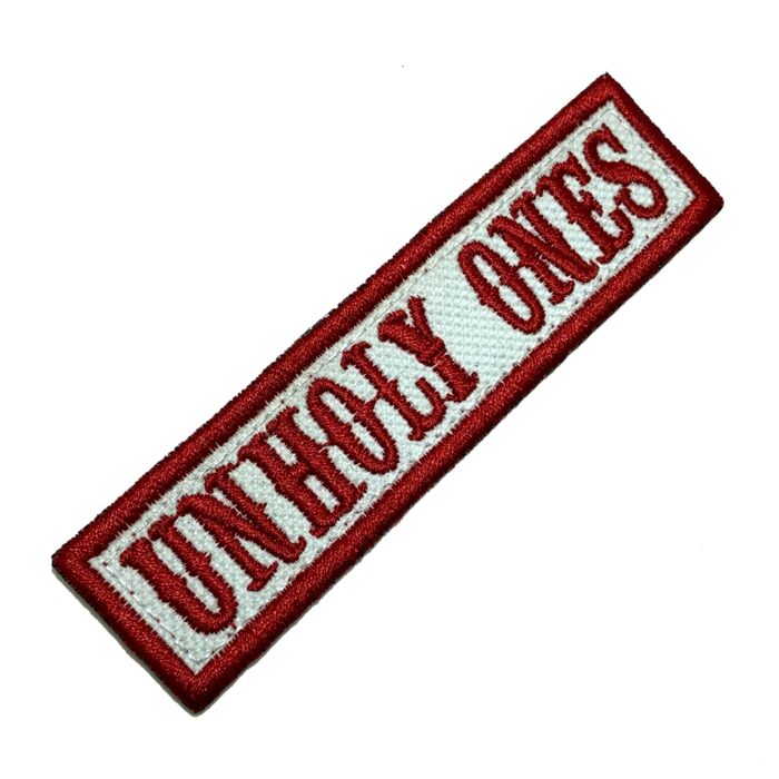 NT0519T03 Unholy Ones Patch Bordado Termo Adesivo ou Costura