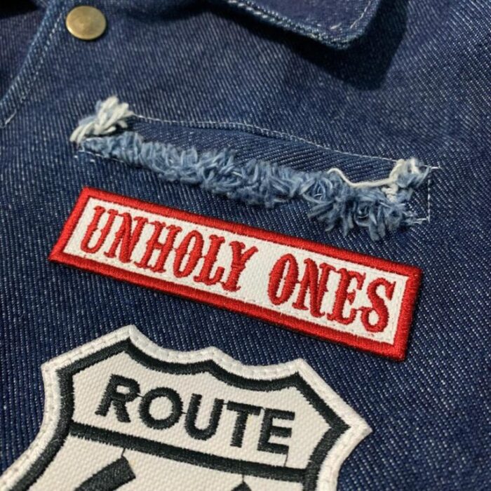 NT0519T03 Unholy Ones Patch Bordado Termo Adesivo ou Costura - Image 2