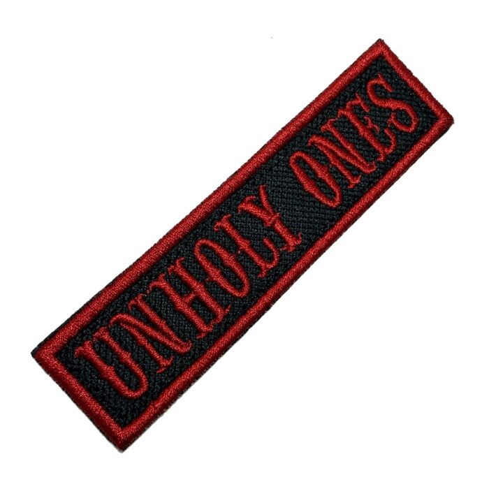 NT0519T04 Unholy Ones Patch Bordado Termo Adesivo ou Costura