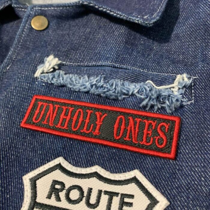 NT0519T04 Unholy Ones Patch Bordado Termo Adesivo ou Costura - Image 3