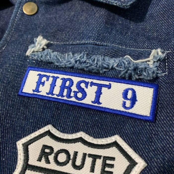 NT0533T02 First 9 Patch Bordado Termo Adesivo ou Costura - Image 3