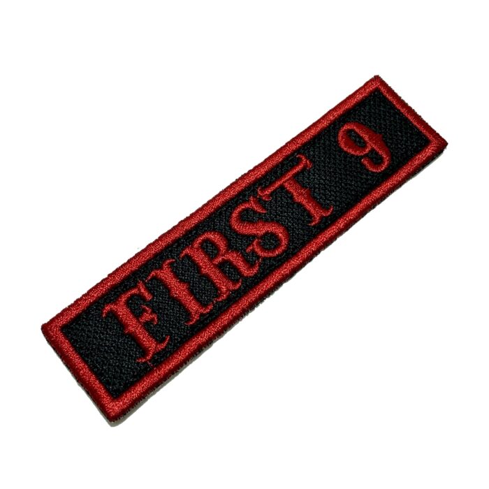 NT0533T04 First 9 Patch Bordado Termo Adesivo ou Costura