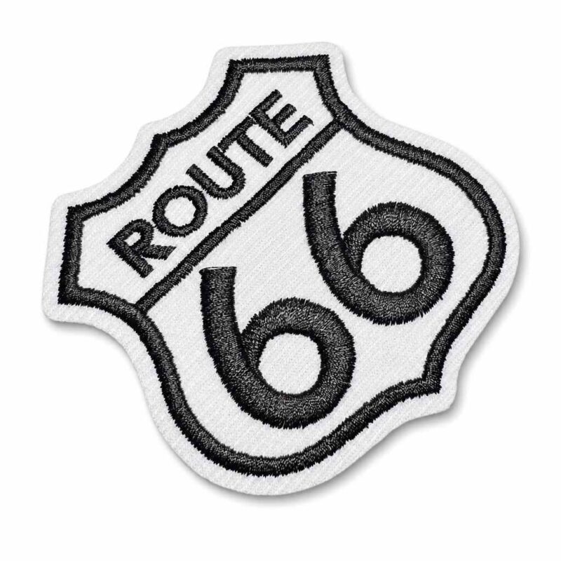 MOT222T01 Rota 66 EUA Patch Bordado Termo Adesivo