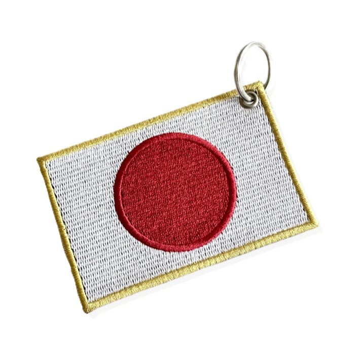 Bandeira Do Japão Patch Bordado 10,2x6,8cm - Image 3