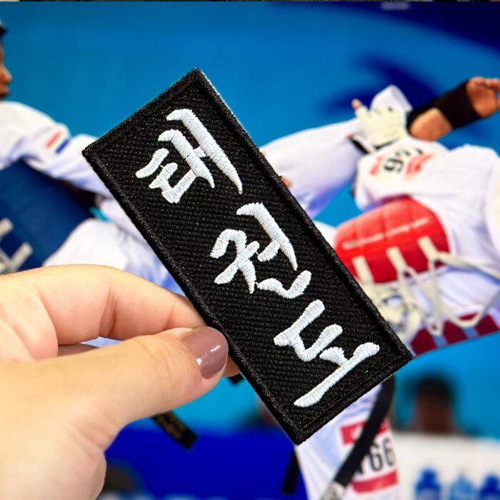 Taekwondo Patch Bordado termocolante