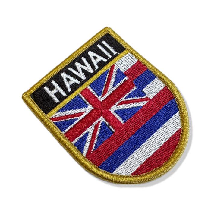 Bandeira Do Havaí EUA Patch Bordado 6,8x8 cm - Image 6