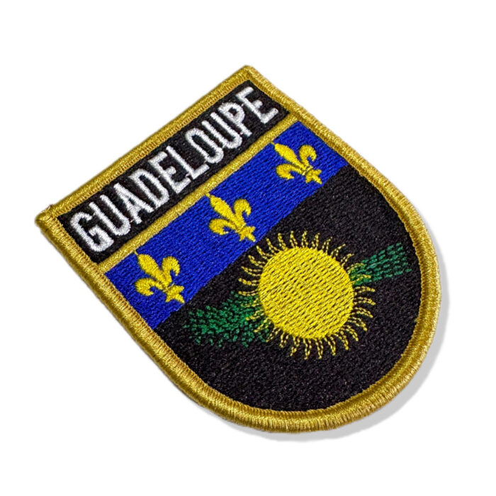 Bandeira Da Ilha De Guadalupe Patch Bordado 6,8x8cm - Image 9