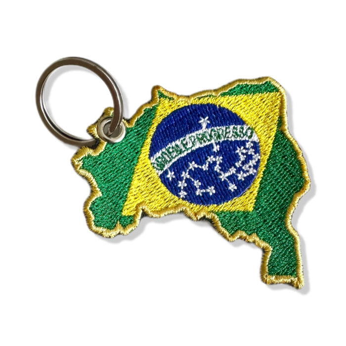 Bandeira Mapa Do Brasil Patch Bordado 7x6 cm - Image 4