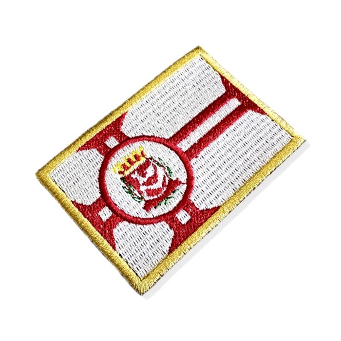 BC0008-001 Bandeira São Paulo Patch Bordado 7,5x5,0cm