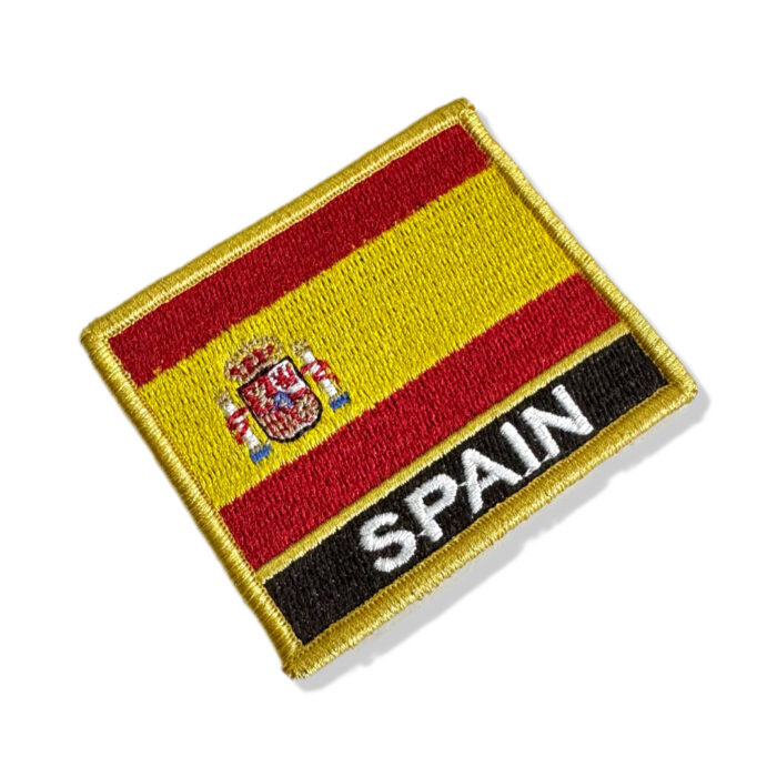 BP0084N-001 Bandeira Espanha Patch Bordado 7,5x6,3cm - Image 6