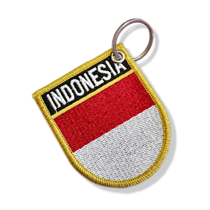 BP0419E-011 Bandeira Indonesia Patch Bordado 5,7x6,8cm - Image 5