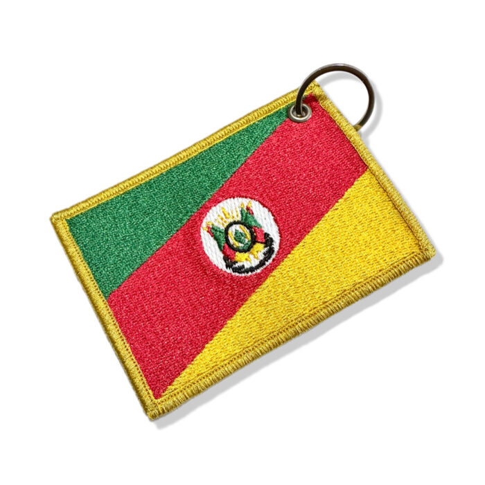 BE0019-021 Bandeira Rio Grande do Sul Patch Bordado 10,2x6,8cm - Imagem 5