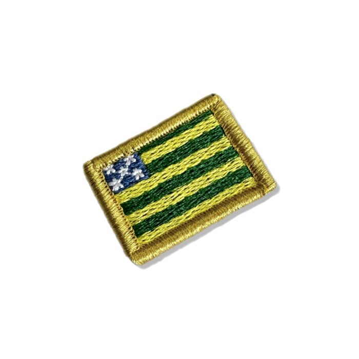 BE0172-031 Bandeira Goiás Patch Bordado 3,8x2,5cm - Image 7