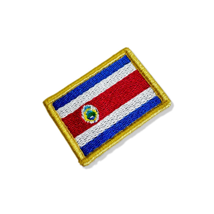 BP0201-011 Bandeira Costa Rica Patch Bordado 5,7x3,8cm - Image 7