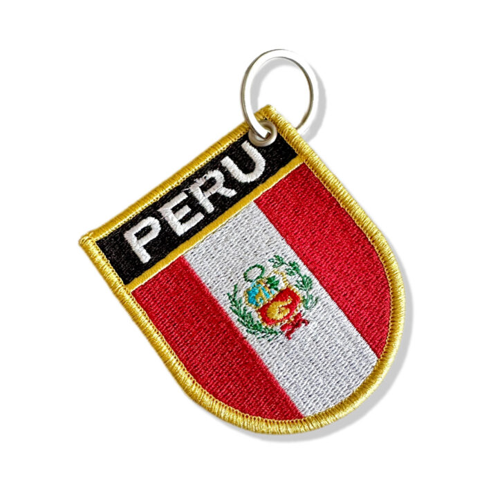 BP0028E-001 Bandeira Peru Patch Bordado 6,8x8,0cm - Image 3