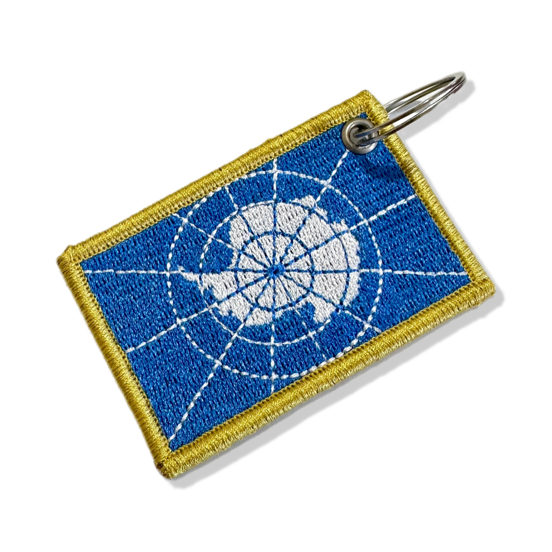 BP0440-001 Bandeira Antártica Patch Bordado 7,5x5 - Imagem 6