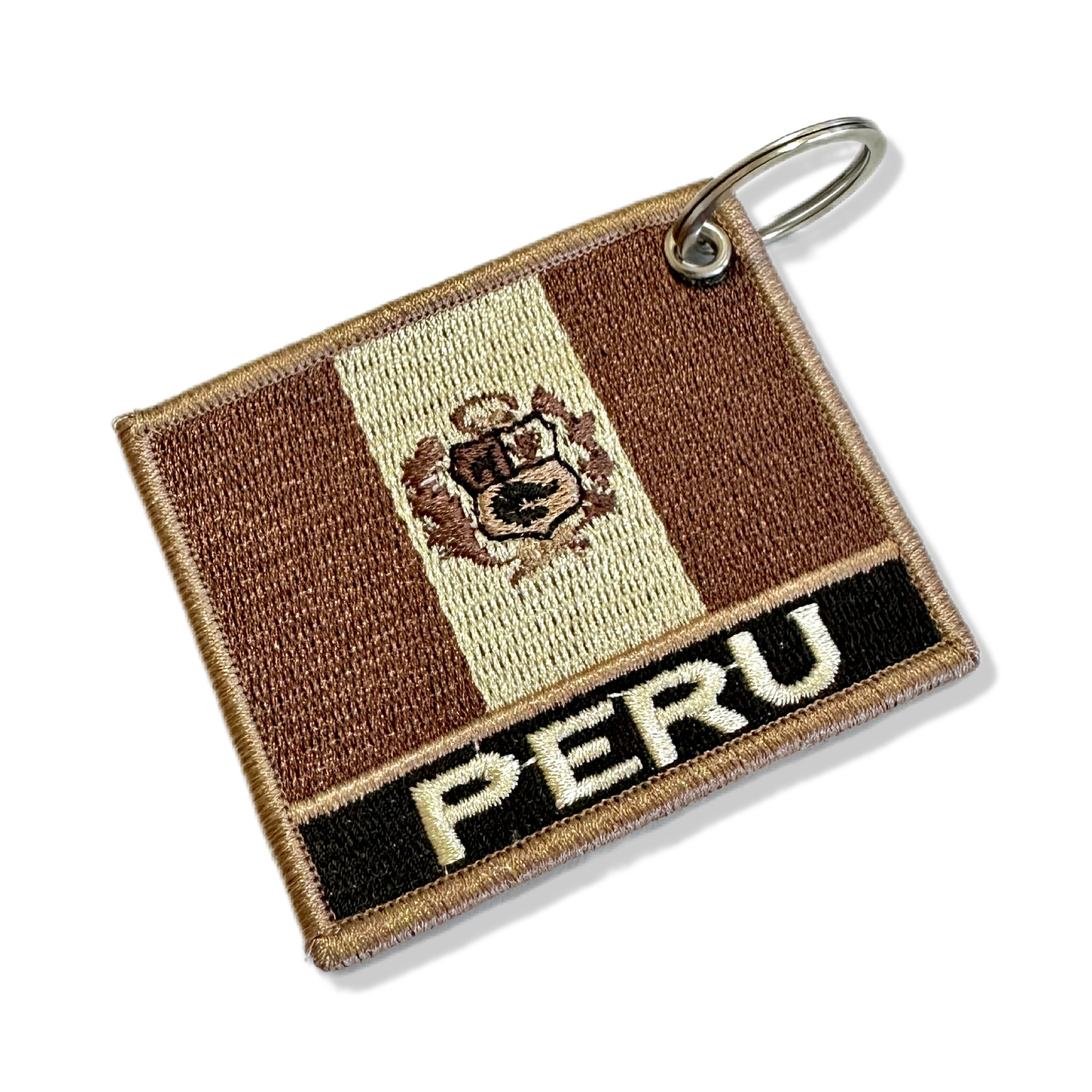 BP0028N-004 Bandeira Peru Patch Bordado 7,5x6,3cm - Imagem 4
