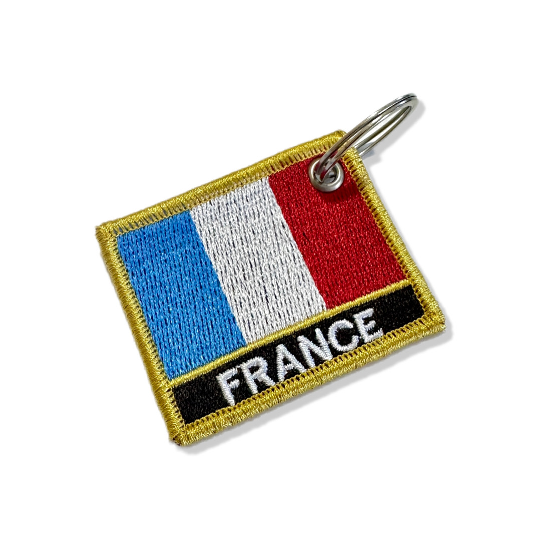 BP0031N-011 Bandeira França Patch Bordado 5,7×4,8 cm - Imagem 4
