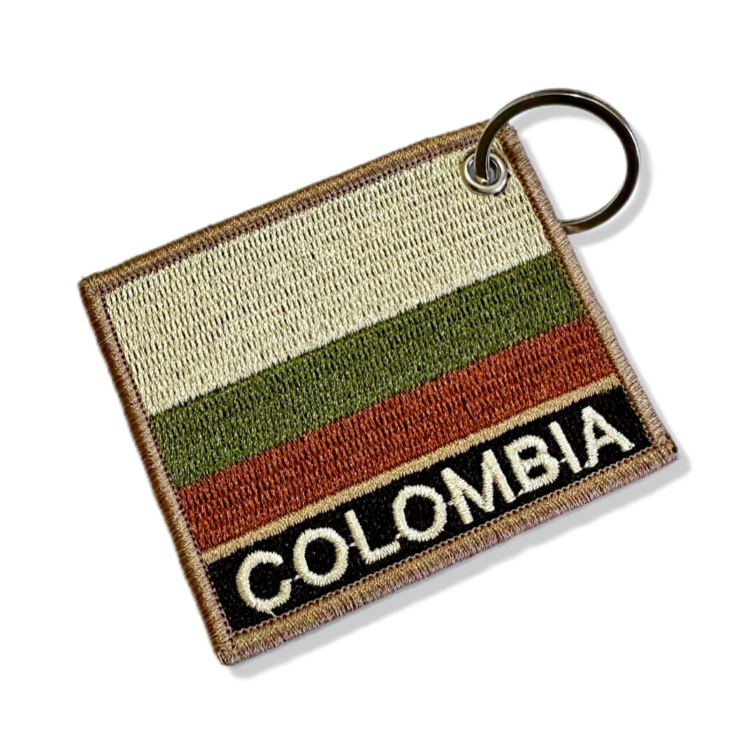 BP0049N-003 Bandeira Colombia Patch Bordado 7,5x6,3cm - Imagem 4