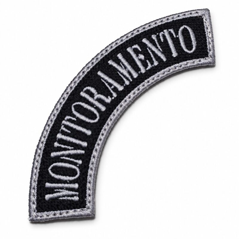 M0150V002 Monitoramento Patch Bordado 11,7x4,2cm