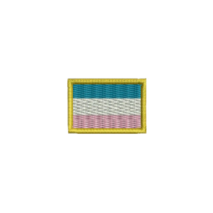 BE0031-031 Bandeira Espirito Santo Patch Bordado 3,8x2,5cm - Image 7